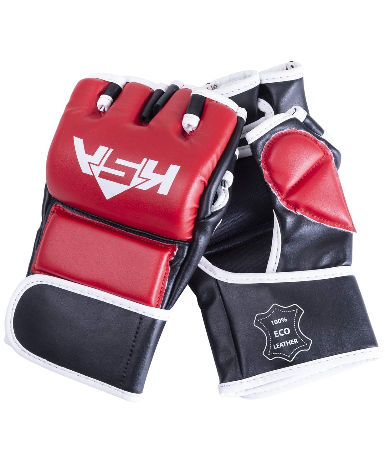 фото Ksa перчатки для mma wasp red, к/з, l