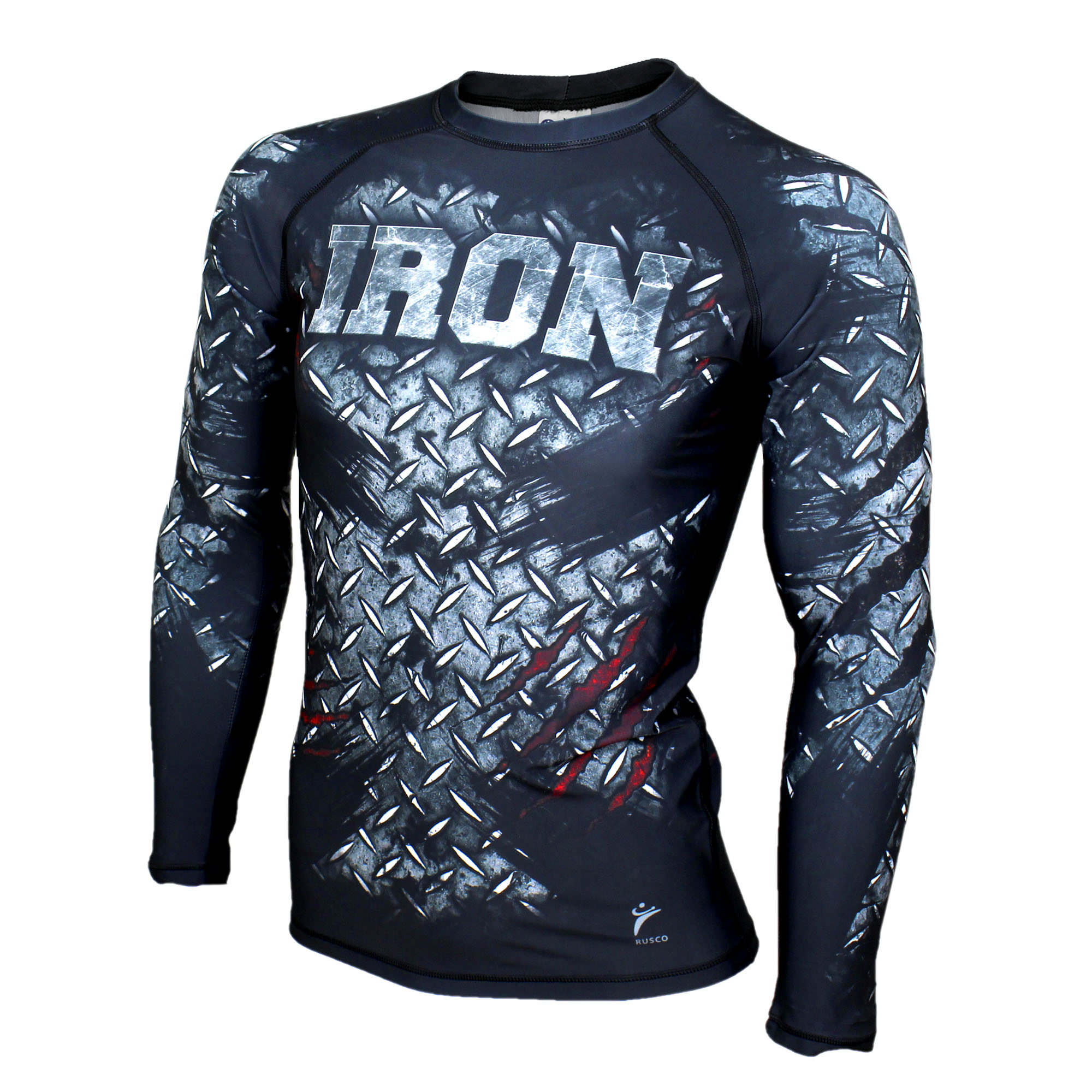 

Рашгард Rusco Sport Iron YTH blue, M INT, Iron YTH