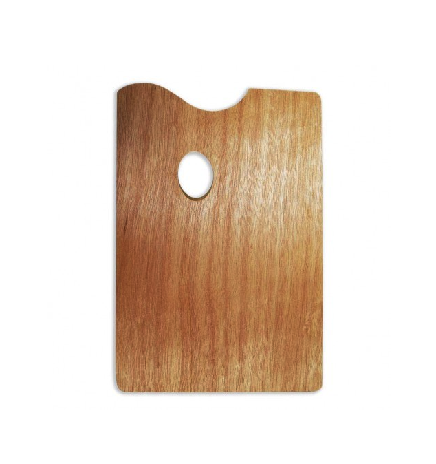 Палитра деревянная Малевичъ, прямоугольная, 20x30 см