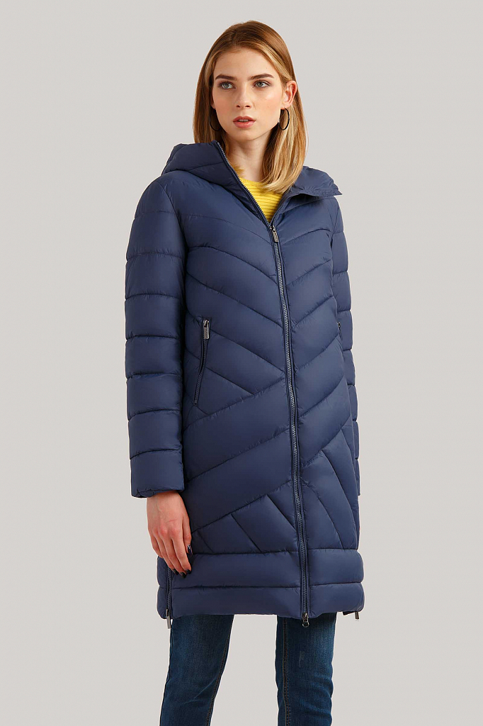 

Куртка женская Finn Flare B19-12018 синяя XS, B19-12018