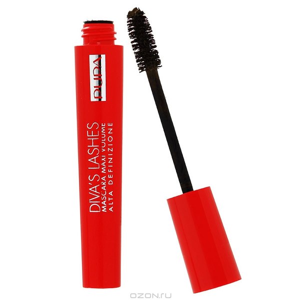 Тушь для ресниц Diva`s Lashes Pupa Максимальный объем 001 Black