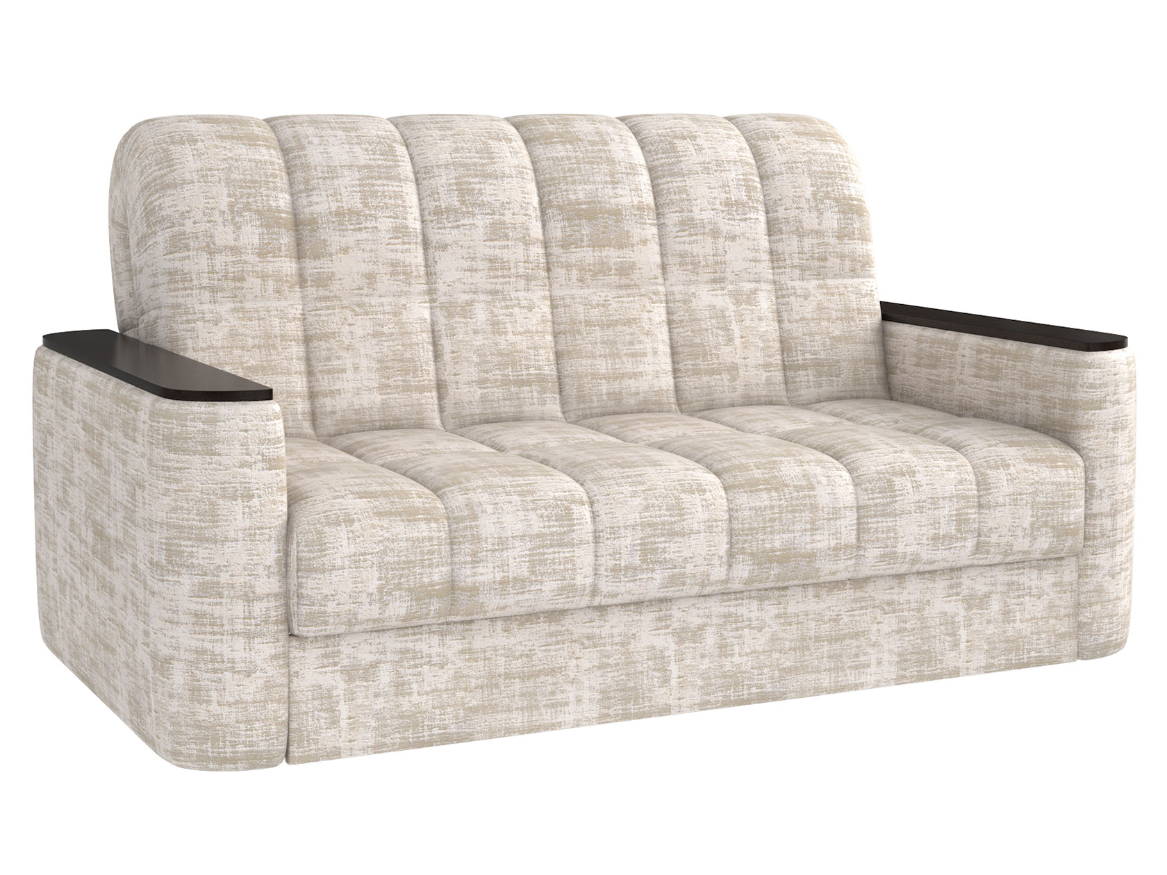 фото Прямой диван лукас люкс бежевый металлик, велюр, 180х200 см мягкая линия