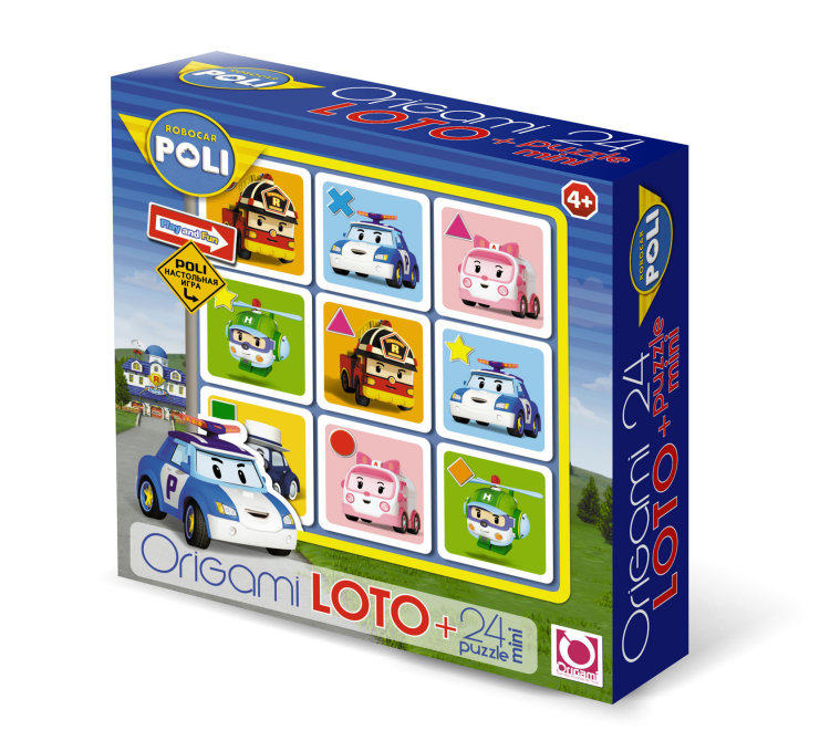 

Пазл Robocar Poli машина 24 деталей