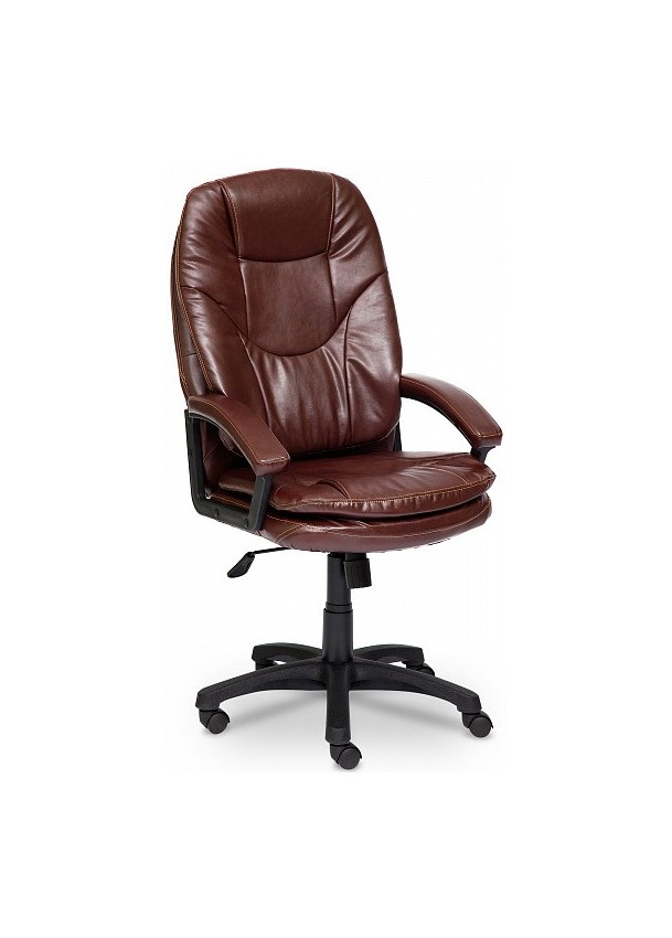 фото Кресло руководителя comfort lt иск. кожа, коричневый 2 tone tetchair