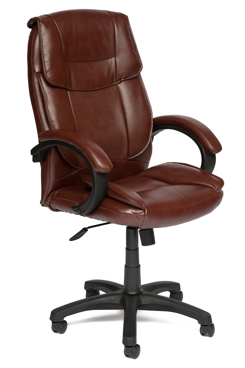 фото Кресло руководителя oreon иск.кожа коричневый 2 tone/коричневый перфор. 2 tone tetchair