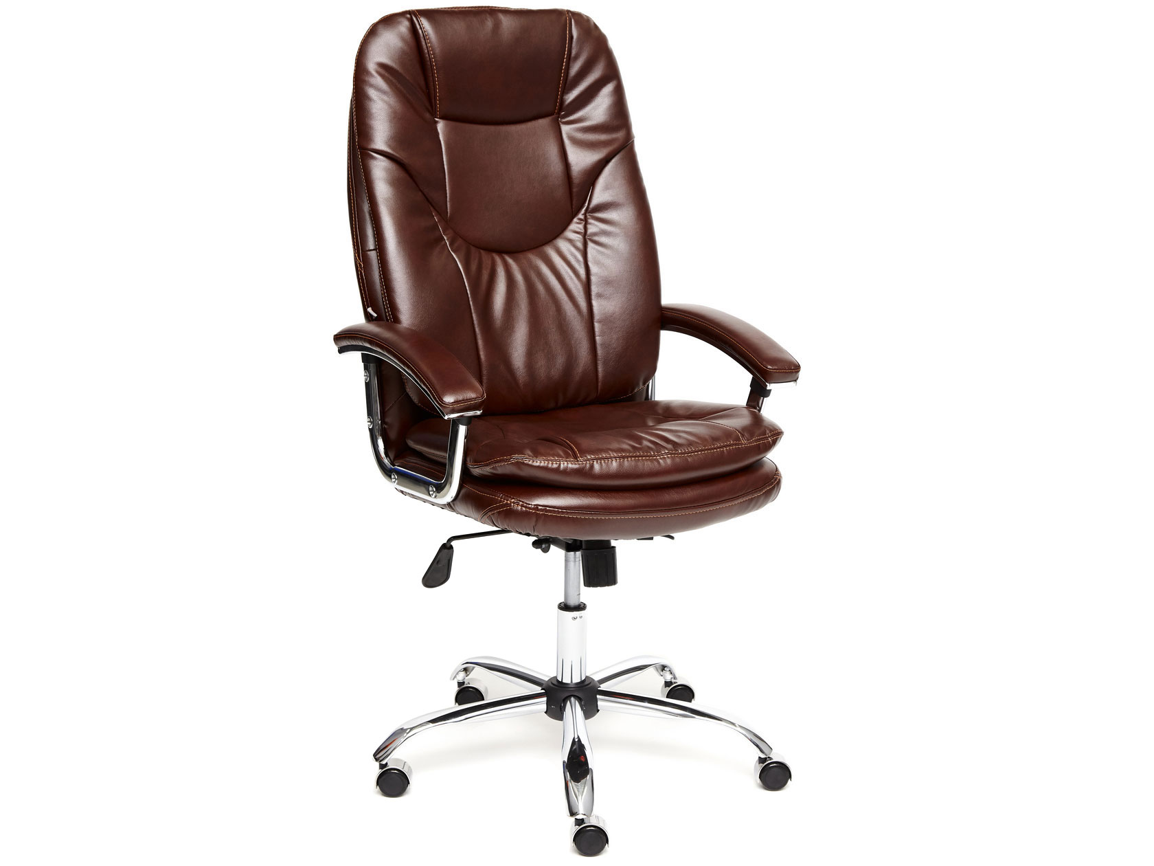 фото Кресло руководителя softy lux иск. кожа иск. кожа, коричневый 2 tone tetchair