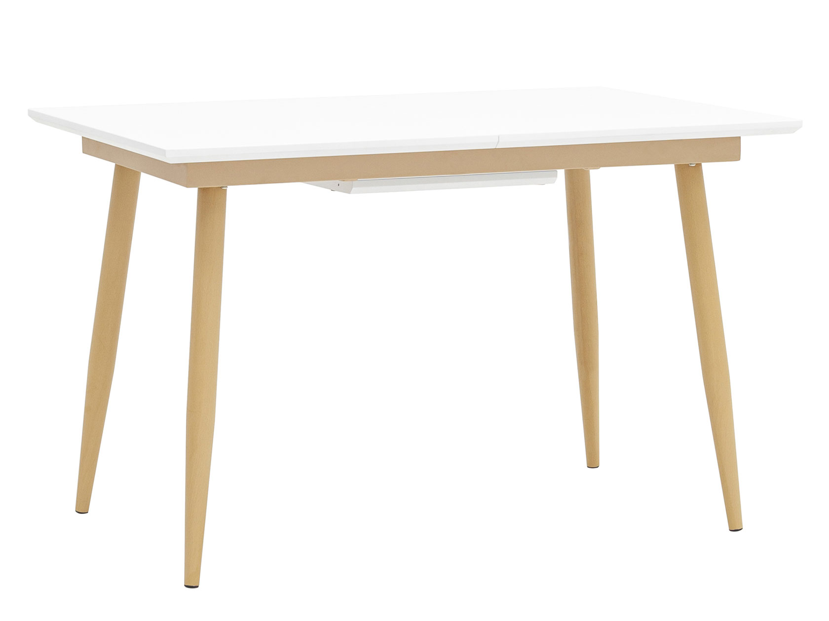 фото Кухонный стол стокгольм, раскладной dt-1706-120/160 dual белый, малый stool group