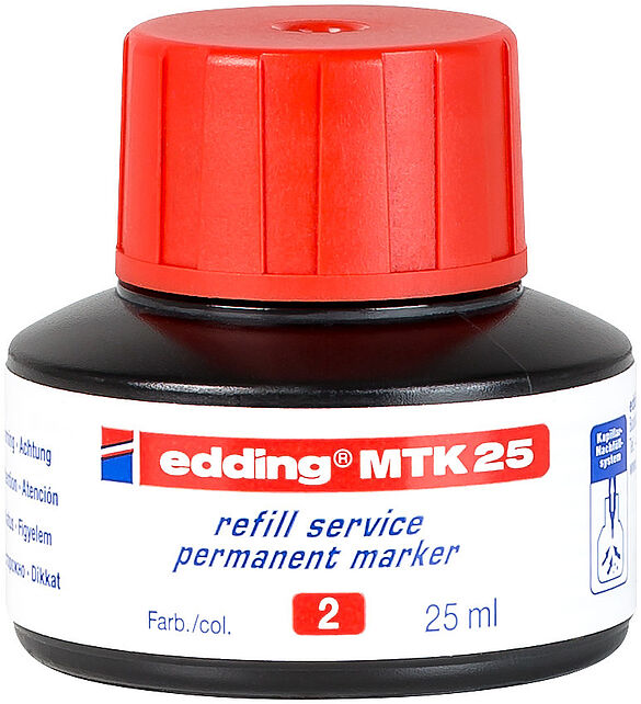 

Чернила Edding E-MTK25#2 пластиковый флакон красные 1шт