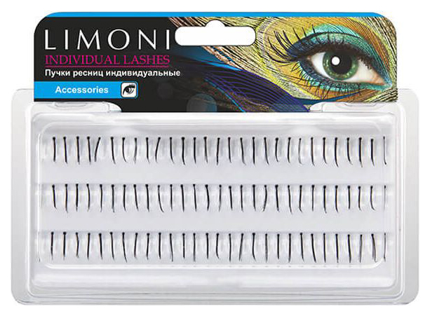 

Пучки ресниц Limoni Individual Lashes 12 мм