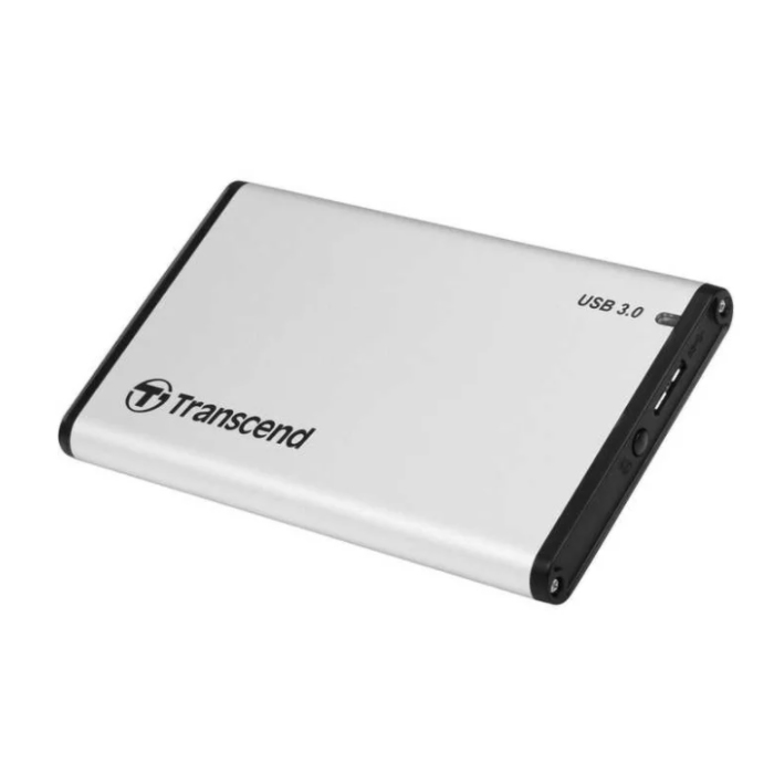 фото Внешний карман (контейнер) для hdd transcend ts0gsj25s3 silver