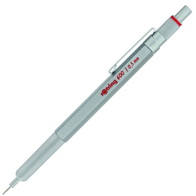 

Rotring Автокарандаш ROTRING 600, серебристый корпус