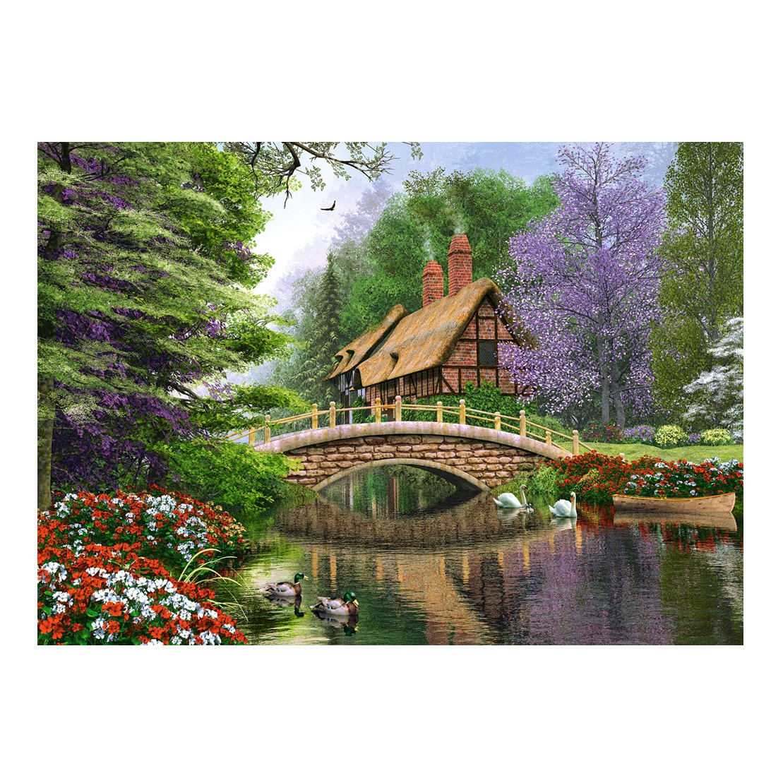

Пазл Castorland 1000 деталей, Дом у реки
