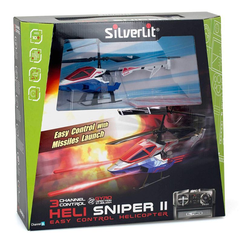 

Радиоуправляемый вертолет Silverlit, Heli Sniper 2, 3-х канальный со стрелами
