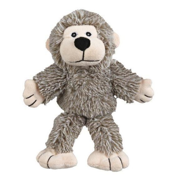 фото Мягкая игрушка для собак trixie обезьянка, серый, 24 см