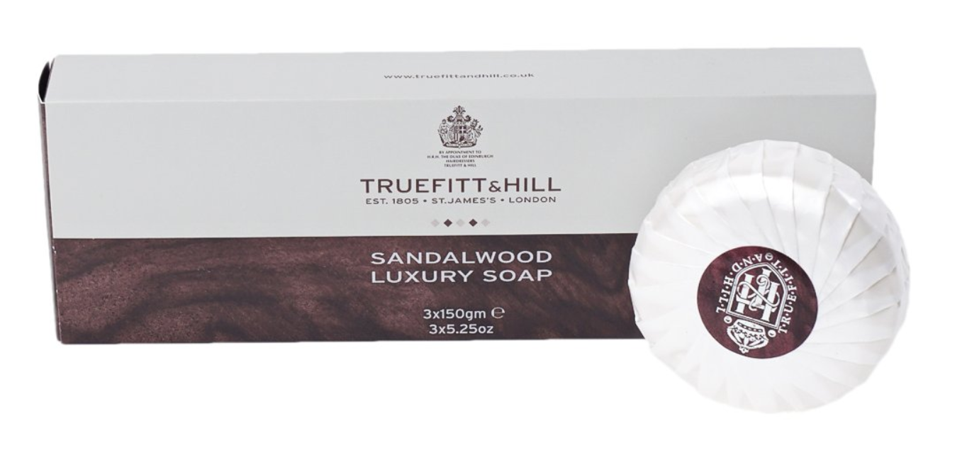 фото Мыло для рук и тела truefitt & hill sandalwood (3 шт)
