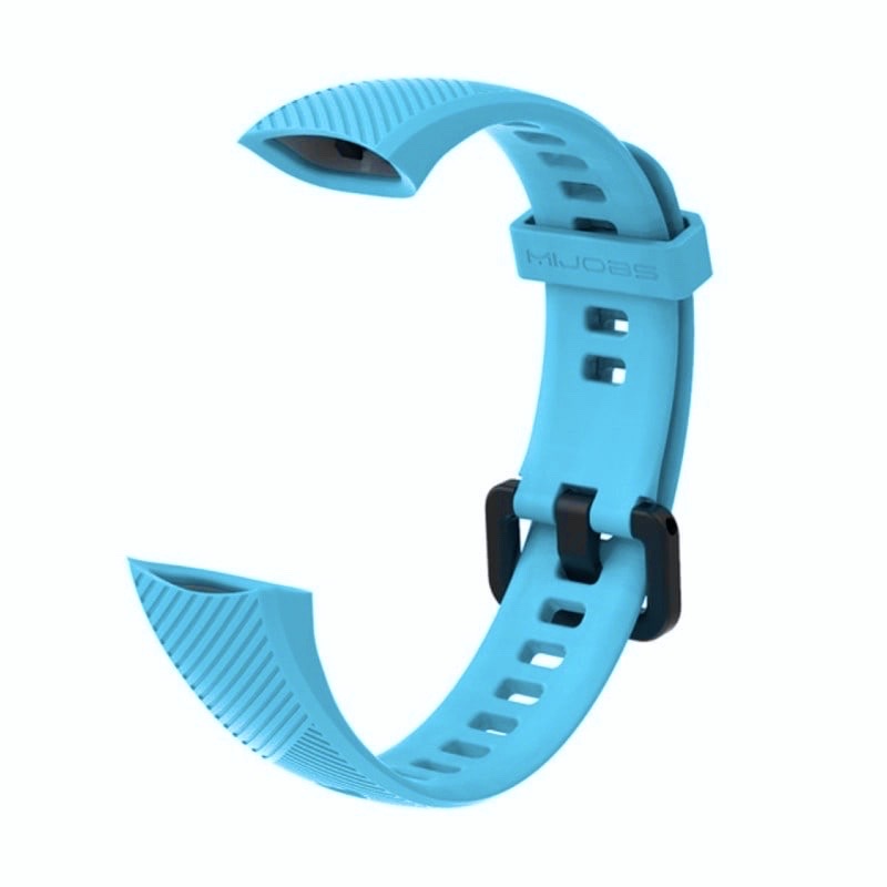 

Силиконовый ремешок Mijobs для Honor Band 4 / Honor Band 5 (голубой)