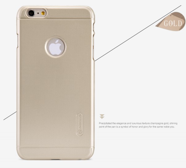 

Чехол Nillkin Matte для Apple iPhone 6/6s plus Gold, Золотистый
