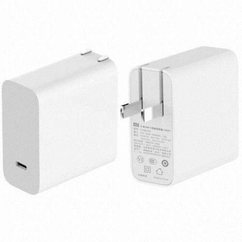 фото Зарядное устройство для ноутбука xiaomi 45w white cdq02zm ёmart