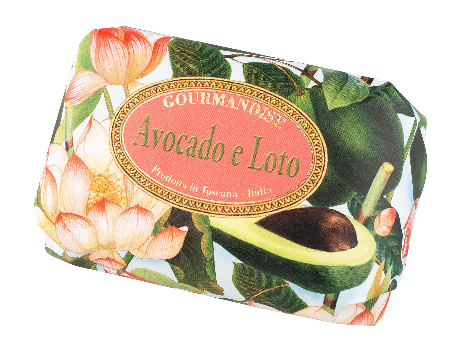 Мыло Gourmandise Savon Parfume Avocado e Loto 200 г