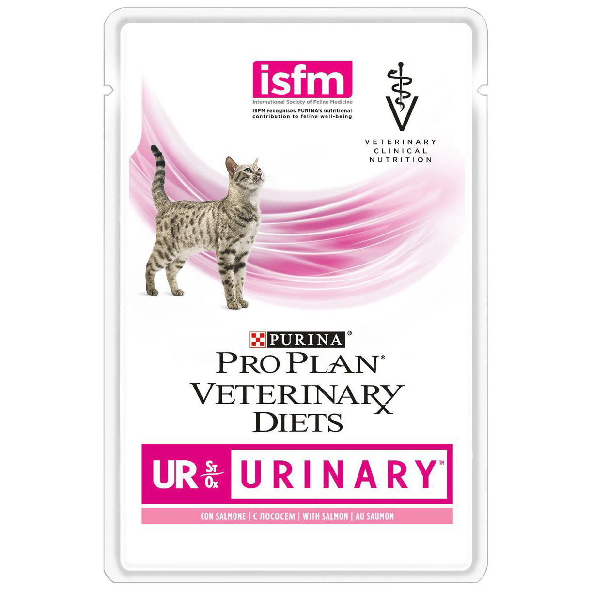 Влажный корм для кошек Pro Plan Veterinary Diets UR Urinary, лосось, 85г