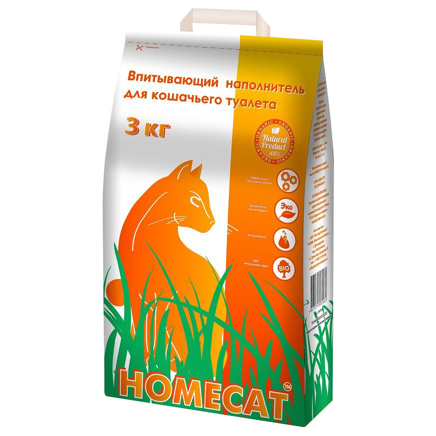 Впитывающий наполнитель HOMECAT цеолитовый, 5 л