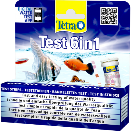 Тест-полоски для воды Tetra Tetratest 6 in 1