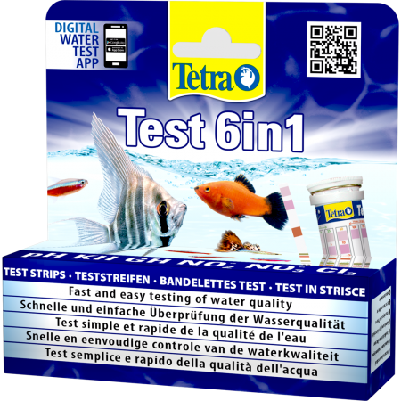 фото Тест-полоски для воды tetra tetratest 6 in 1