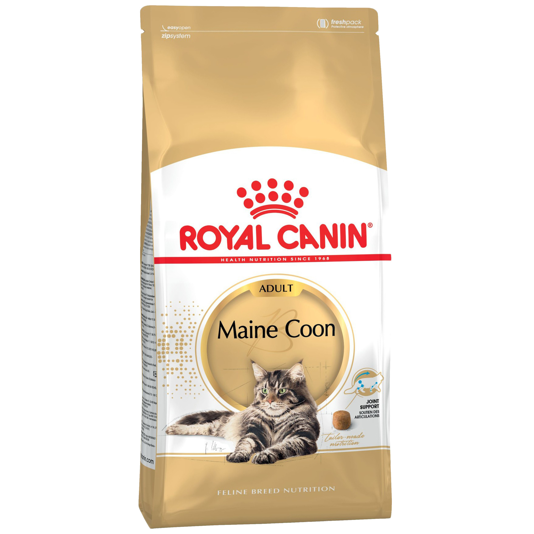 Сухой корм для кошек ROYAL CANIN Maine Coon Adult, мейн-кун, домашняя птица, 10кг