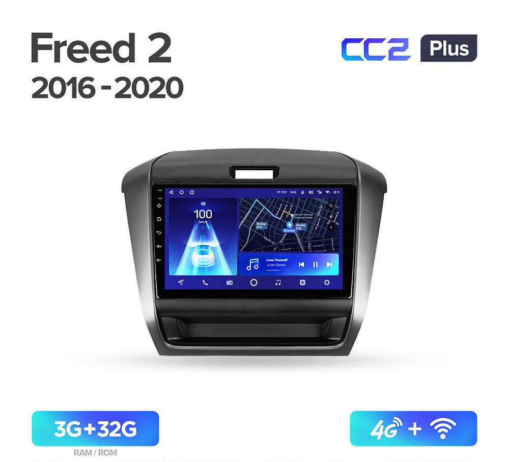 

Автомагнитола Teyes CC2 Plus 4/32 Honda Freed 2 2016+