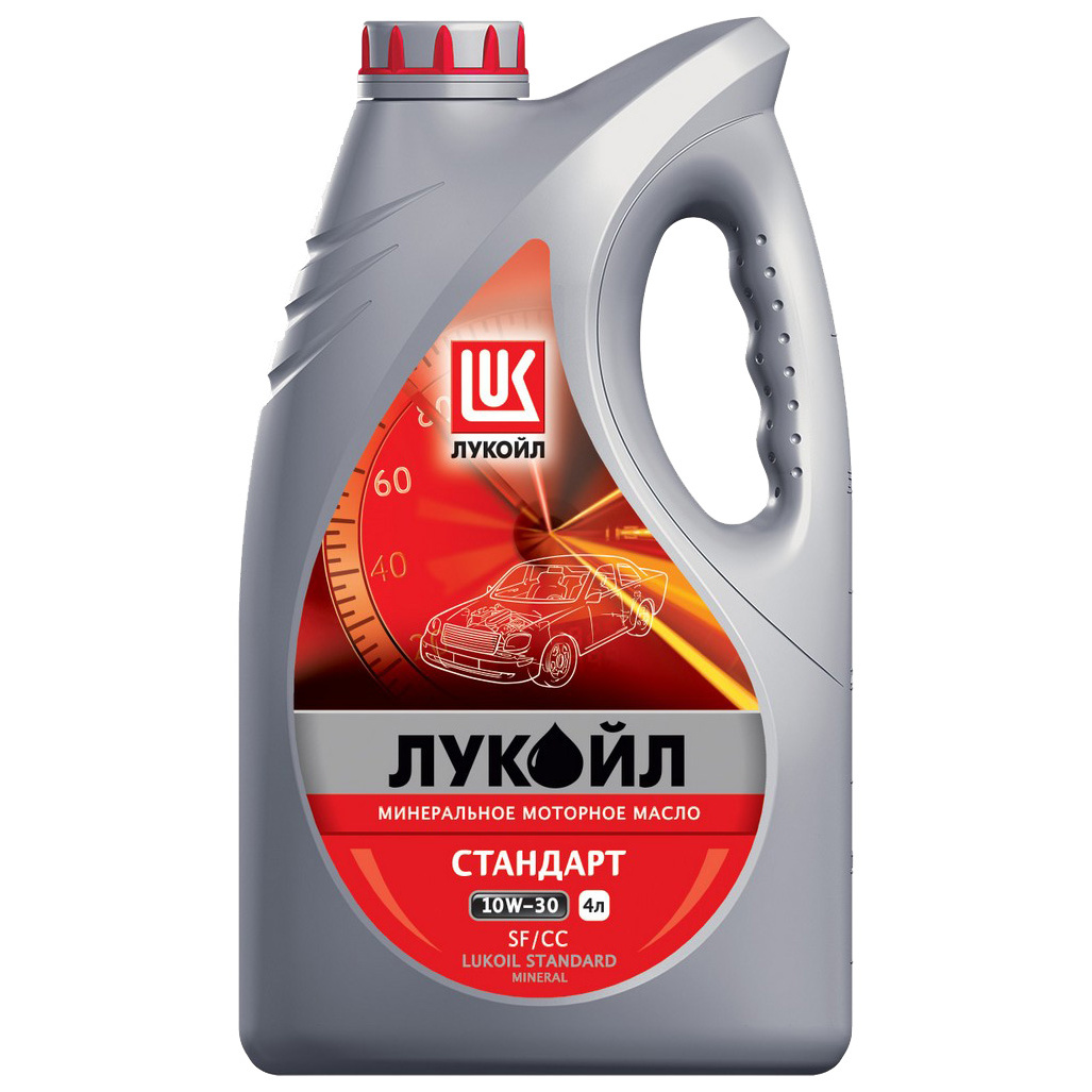 фото Моторное масло lukoil стандарт 10w-30 4л