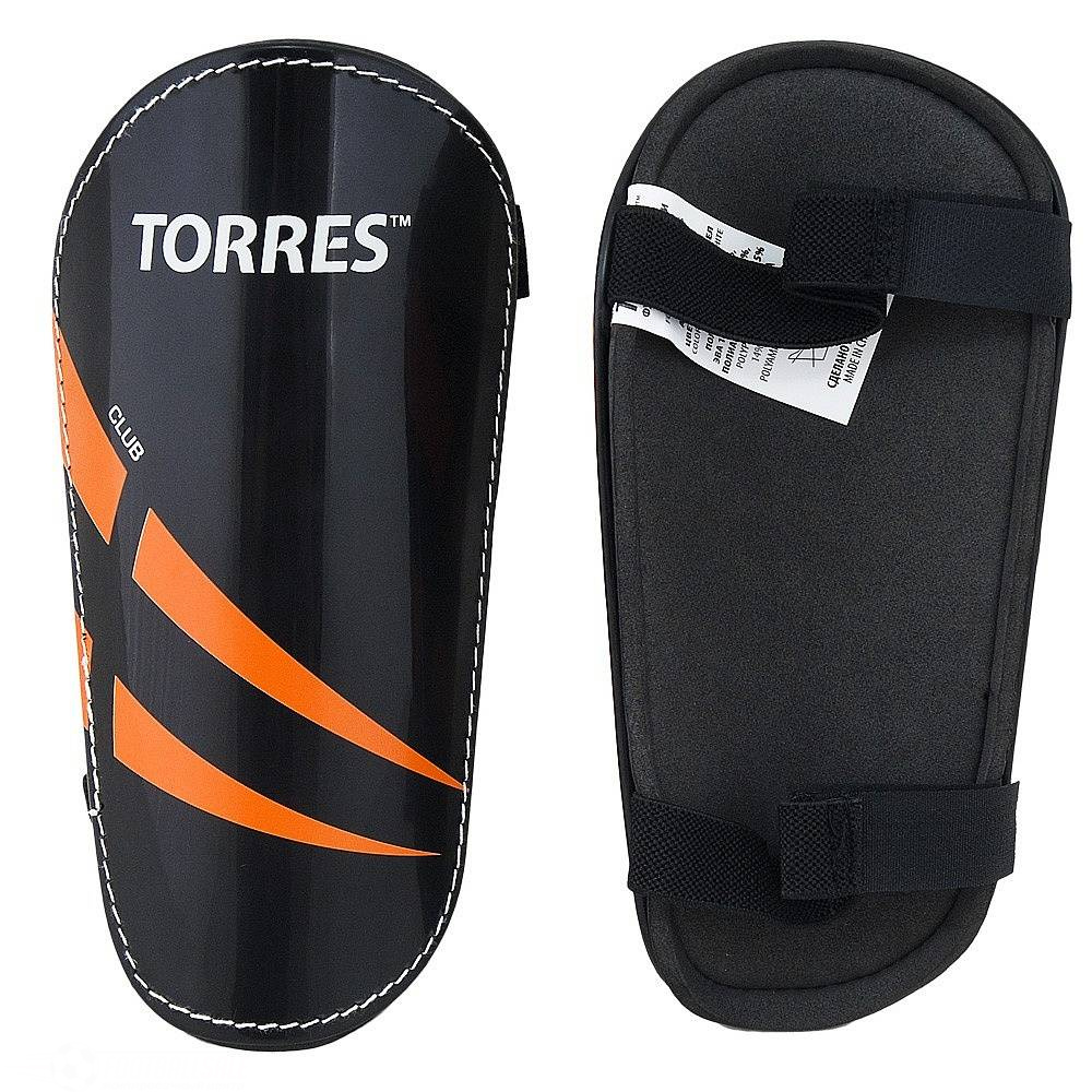 Футбольные щитки Torres Club black L