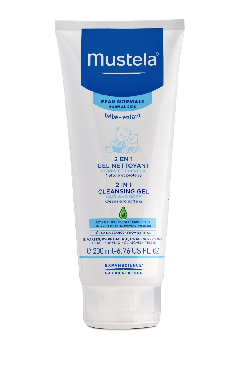 фото Гель для купания детский mustela 2 в 1 bebe 200 мл