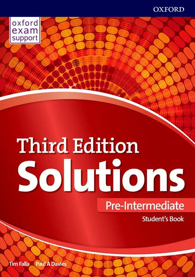 фото Solutions: pre-intermediate: student's book: leading the way to success oxford university press