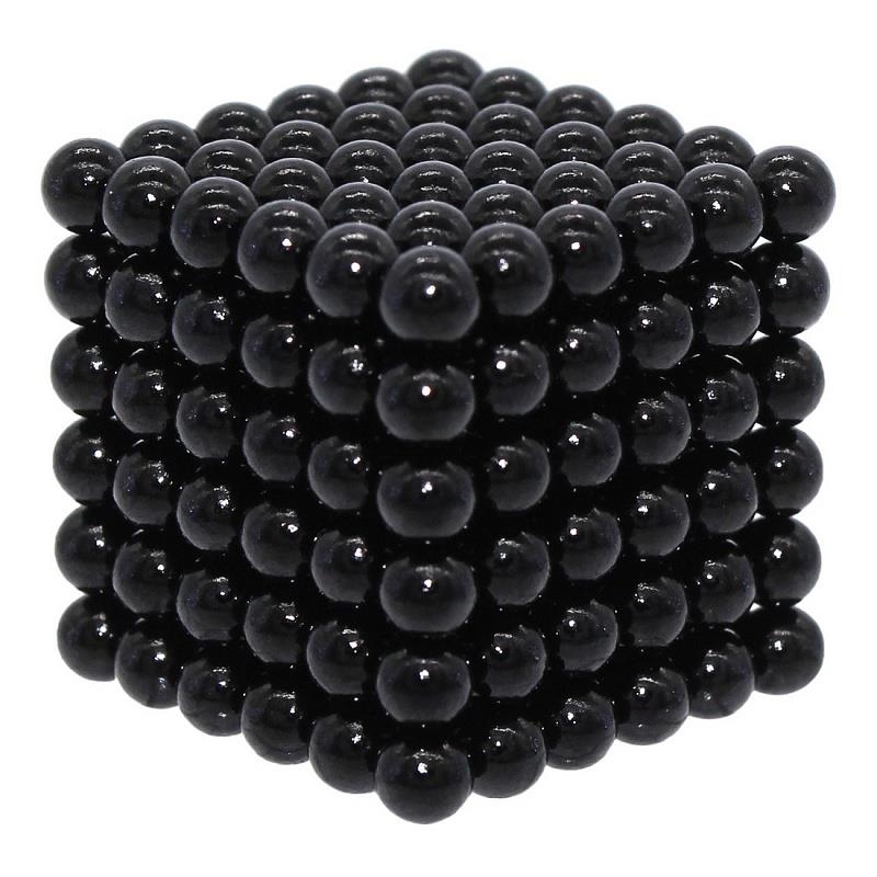 Купить Конструктор из неодимовых магнитов куб черный, 216 шариков, 5 мм Magnetic Cube, Конструктор из неодимовых магнитов Magnetic Cube Куб черный, 5 мм,