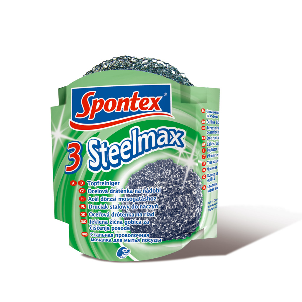фото Мочалка кухонная spontex steelmax (всего 9 шт) 97072002-1