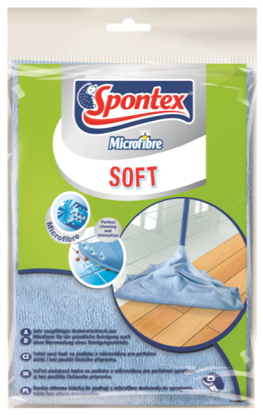 

Половая тряпка Spontex из микроволокна SOFT (50х60см) 97044209.