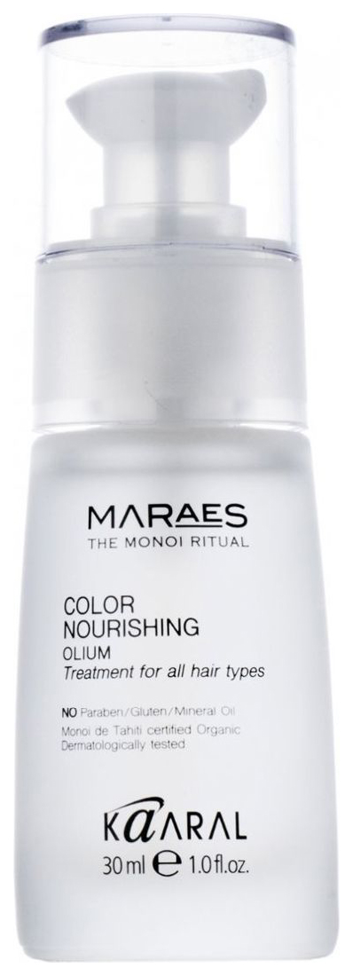 фото Масло kaaral maraes color nourishing olium питательное 30 мл