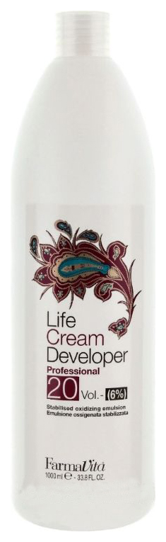 фото Крем-окислитель farmavita life cream developers 20vol 6% 1000 мл