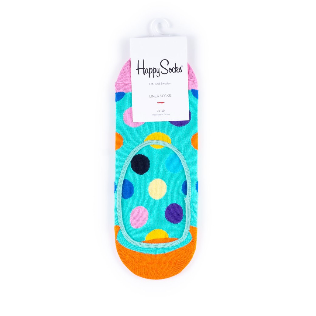 

Носки женские Happy Socks Liner Big Dot разноцветные 36-40, Liner Big Dot