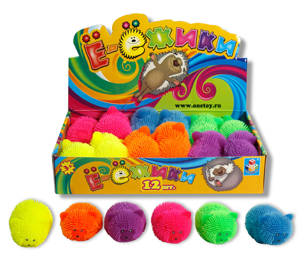 

Игрушка-антистресс 1toy Ё-Ёжек Ленивый кот со светом Т56927 в ассортименте