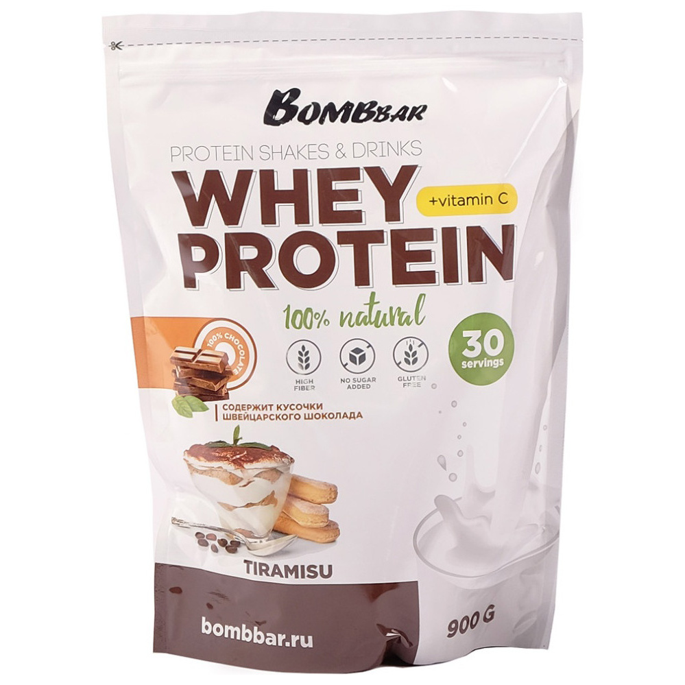 Протеин Bombbar Whey Protein, 900 г, tiramisu