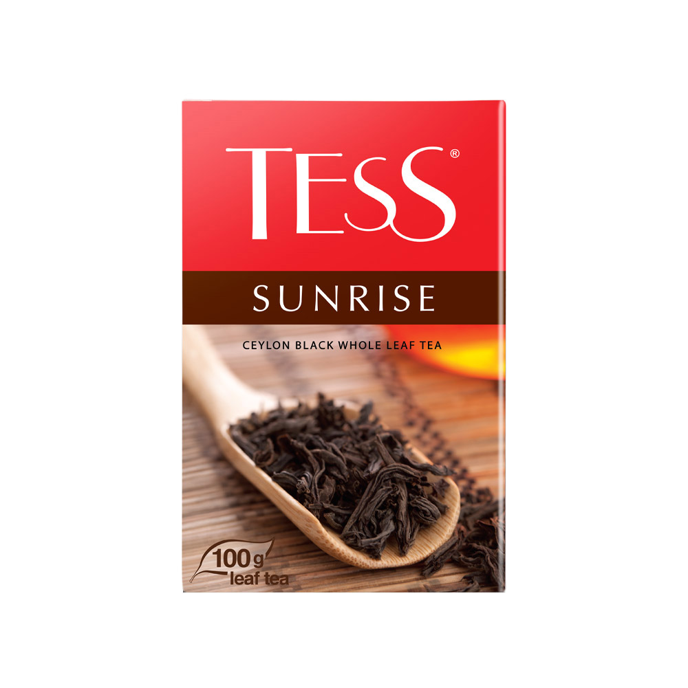 фото Чай черный листовой tess sunrise 100 г