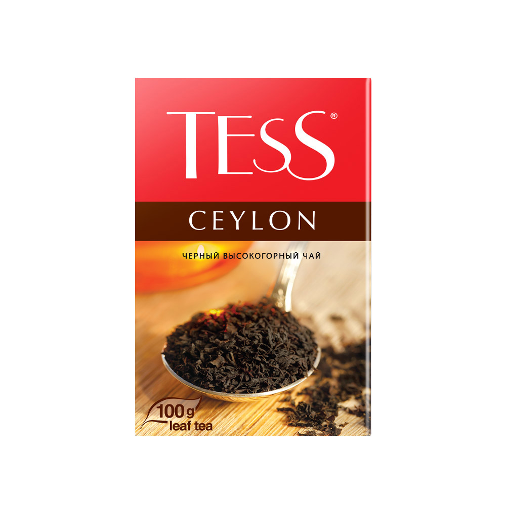 фото Чай черный листовой tess ceylon 100 г