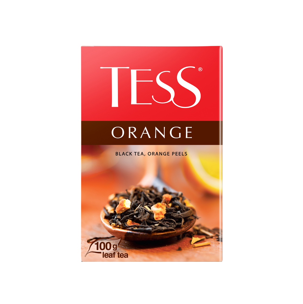 фото Чай черный листовой tess orange 100 г