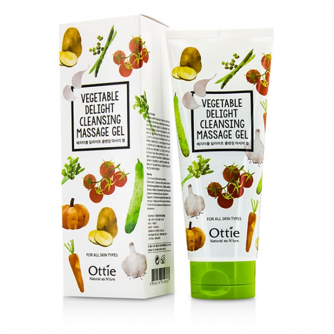 Гель Ottie Vegetable Delight Cleansing Massage Gel (200 мл) jundo средство для мытья посуды концентрат эко гель для мытья фруктов овощей детской посуды 800 0