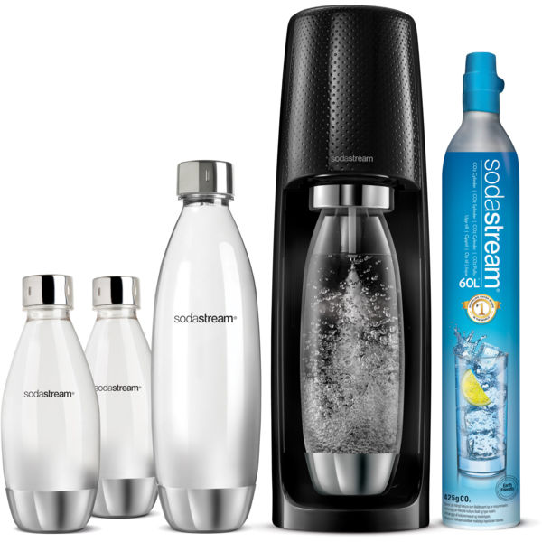 фото Набор для приготовления газированных напитков sodastream genesis megapack (black)