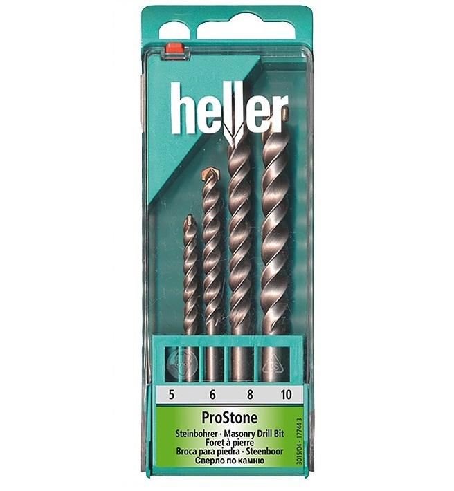 Набор сверл HELLER TD17744 набор буров sds plus по бетону heller