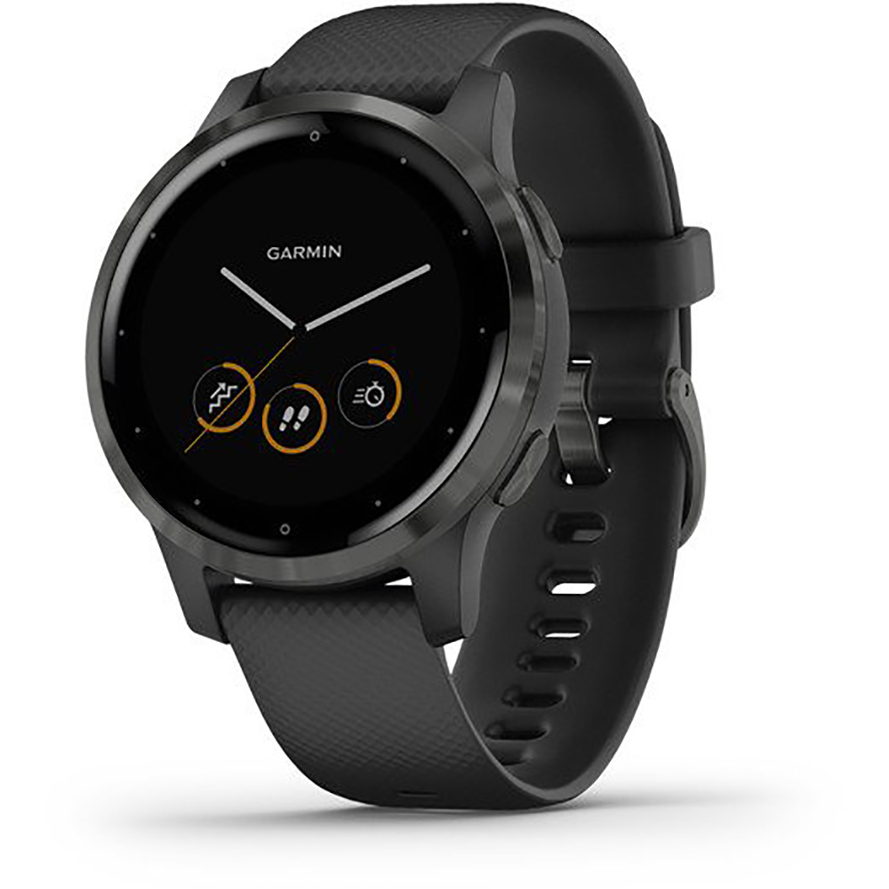 Часы Garmin vivoactive 4S, GPS, Wi-Fi, Black/Slate, E.EU (010-02172-13)