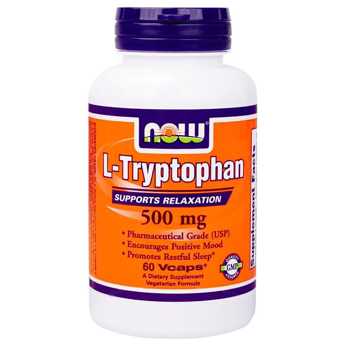 Купить L-Tryptophan NOW 120 капсул