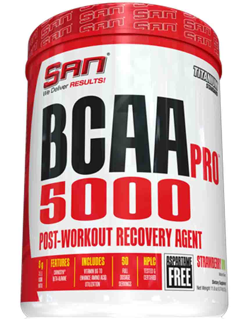 фото San bcaa pro 5000 340 г клубника/киви